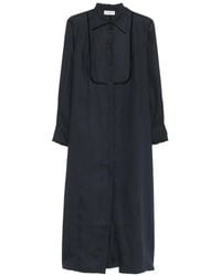 Agnona - Vestido Camisero Con Ribete De Cinta - Lyst
