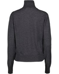 Ami Paris - Ami De Coeur-Embroidered Sweater - Lyst