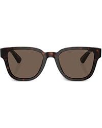 Prada - Tortoiseshell-Effect D-Frame Sunglasses - Lyst