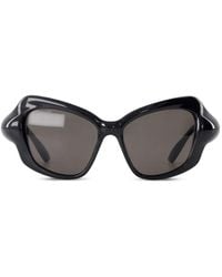 Balenciaga - Bb-Logo Cat-Eye Sunglasses - Lyst