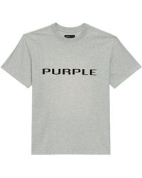 Purple Brand - Wordmark Cotton T-shirt - Lyst