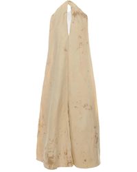 Uma Wang - Aloe Open-Back Midi Dress - Lyst