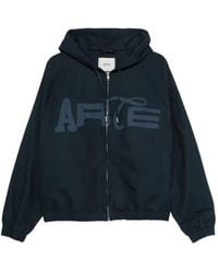 Arte' - Logo-Print Hooded Jacket - Lyst
