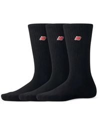 New Balance - Lot De Trois Paires De Chaussettes À Logo - Lyst