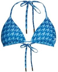 Perfect Moment - Haut De Bikini À Motif Pied-De-Poule - Lyst