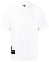 Izzue - Camisa de manga corta con costura en contraste - Lyst