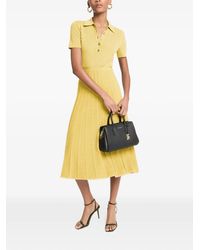 Michael Kors - Fit Flare Polo Midi Dress - Lyst
