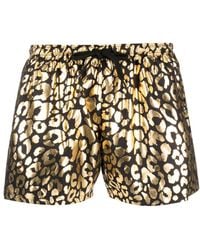 Moschino - Leopard-print Swim Shorts - Lyst