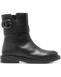 Geox - Bottes En Cuir À Détail De Boucle - Lyst