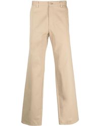 A.P.C. - Straight-leg Cotton Trousers - Lyst