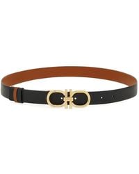 Ferragamo - Gancini Leather Belt - Lyst