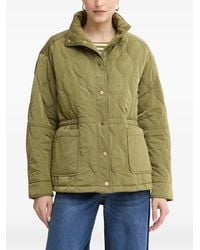 Guess - Corine Quilted Drawstring Jacket - Lyst