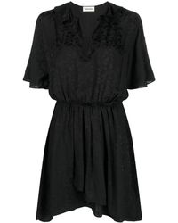 Zadig & Voltaire - Rackyla V-Neck Minidress - Lyst