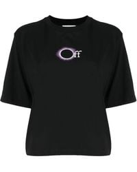 Off-White c/o Virgil Abloh - T-Shirt En Coton À Logo Imprimé - Lyst