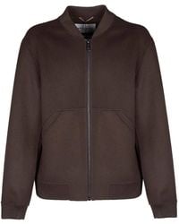 Amaranto - Zip-Up Bomber Jacket - Lyst