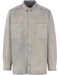 Rick Owens - Jeansjacke mit aufgesetzten Taschen - Lyst