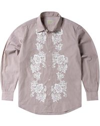 Aries - Hemd mit Blumenstickerei - Lyst