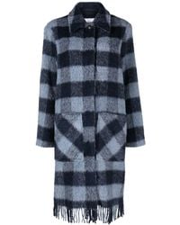 Woolrich - Check Pattern Coat - Lyst