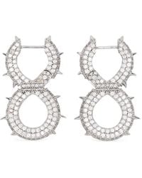 DARKAI - Boucles D'Oreilles Spiked Infinity - Lyst