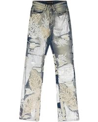 Who Decides War - Jean Metal À Ornements En Dentelle - Lyst