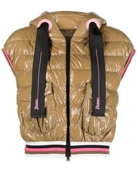 Herno - Glossy-Finish Padded Gilet - Lyst