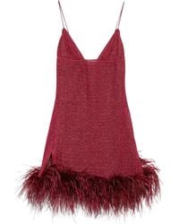Oséree - Lumiere Plumage Short Dress - Lyst