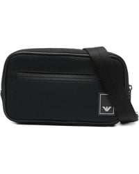 Emporio Armani - Riñonera Con Parche Del Logo - Lyst
