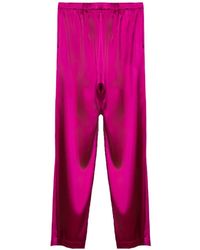 Purotatto - Pantalon En Satin À Coupe Ample - Lyst