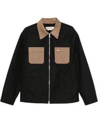 Marni - Chaqueta Con Cuello En Contraste - Lyst