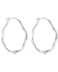 Dower & Hall - Waterfall Oval Hoop Earrings - Lyst