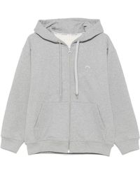 Marine Serre - Crescent Moon Zip-Up Hoodie - Lyst