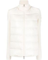 Moncler - Ribbed-sleeve Wool Padded Jacket - Lyst
