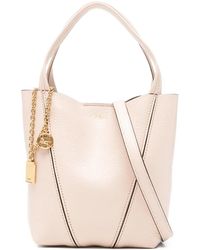 Chloé - Chloé Spin Small Leather Tote-Donna - Lyst