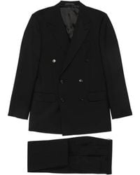 Caruso - Costume Croisé À Revers Pointu - Lyst