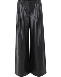 Norma Kamali - Pantalon À Taille Élastiquée - Lyst