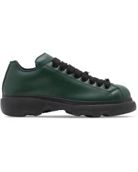 Burberry - Leather Ranger Sneakers - Lyst