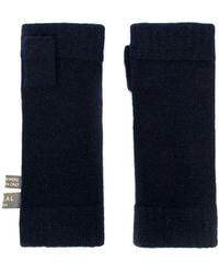 N.Peal Cashmere - Fur Lined Fingerless Cashmere Gloves - Lyst