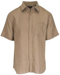 Vince - Chest-Pocket Short-Sleeve Shirt - Lyst