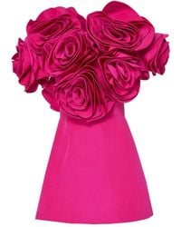 Carolina Herrera - Mini-Jurk Verfraaid Met Rozen - Lyst