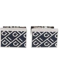 Ferragamo - Boutons De Manchette À Design Carré - Lyst