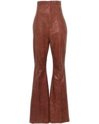 Rick Owens - Dirt Bolan Leather Trousers - Lyst