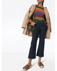 See By Chloé Cropped Flare Jeans - Blue