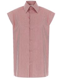 ARMARIUM - Malik Striped Pointed-Collar Shirt - Lyst