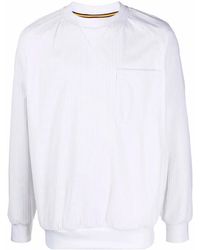 K-Way - Ribbed Crew Neck Sweatshirt - Lyst