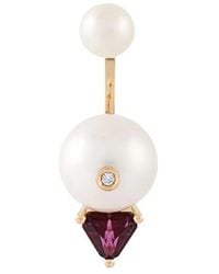 Delfina Delettrez - 'Trillion' Diamond Earring - Lyst