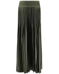 JOSEPH - Rabat Pleated Satin Maxi Skirt - Lyst