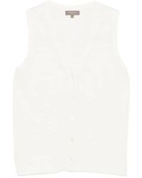 N.Peal Cashmere - Selene V-Neck Tank Top - Lyst