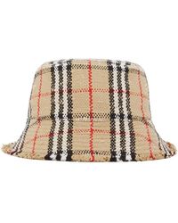 Burberry - Tweed Bucket Hat - Lyst