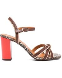 Chie Mihara - Ballah Knotted Leather Sandals - Lyst