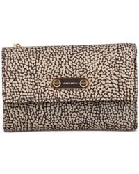 Borbonese - Op Naturale Logo-Plaque Wallet - Lyst